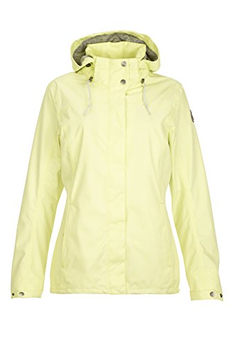 Killtec Mujer lineria Chaqueta Exterior, Primavera/Verano, Mujer, Color Amarillo Claro, tamaño 36