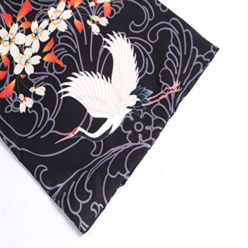 Kimono Japones Hombre, Impresión 3D Kimono Japonés Haori Yukata Cosplay Mujeres/Hombres Moda Verano Casual Manga Corta Streetwear Chaquetas Ropa,Black-XXL