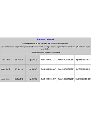 Kinlene Sujetador Push-up para Mujer Bikini de Playa Traje de baño Traje de baño