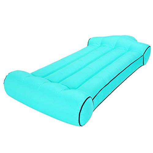 Kyman Adultos Niños Agua Hamaca Hamaca Flotador de la natación Salón Cama de la natación Cama Flotante Capacidad Salón Flotador Compacto con Bolsa de Transporte, D (Color : I)