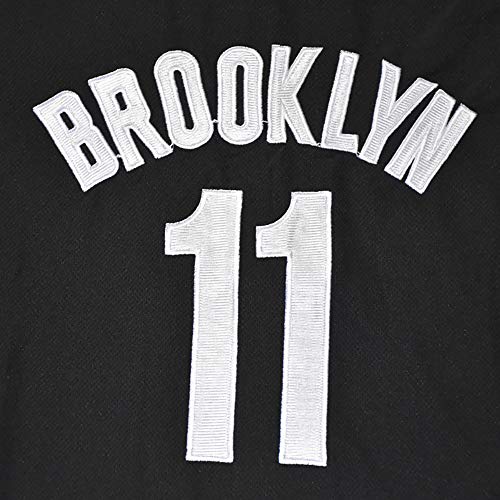 Kyrie Irving Jerseys para Hombre, City Edition Brooklyn Nets 11# Swingman Training Jersey, Retro Sin Mangas Athletic Fitness Chaleco Ropa Deportiva, Conjunto Deportivo Top + Shorts,Blanco,M