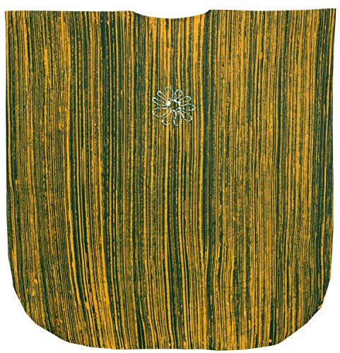 LA LEELA Mujer Kaftan Algodón Túnico Batik Kimono Estilo Más tamaño Vestido para Loungewear Vacaciones Ropa de Dormir & Cada día Cubrir para Arriba Tops Camisolas Playa Verde_I130