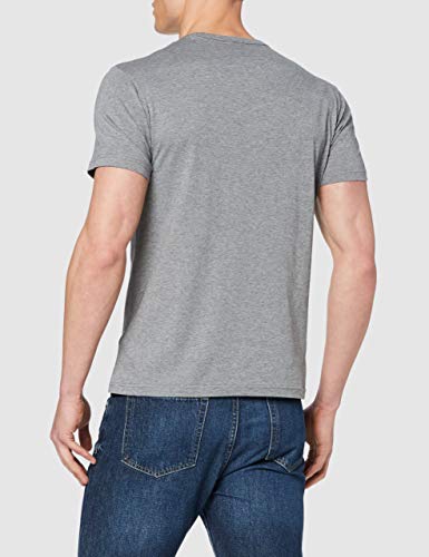 La Martina Ramon Camiseta, Gris (Medium Heather Grey 01002), Small para Hombre
