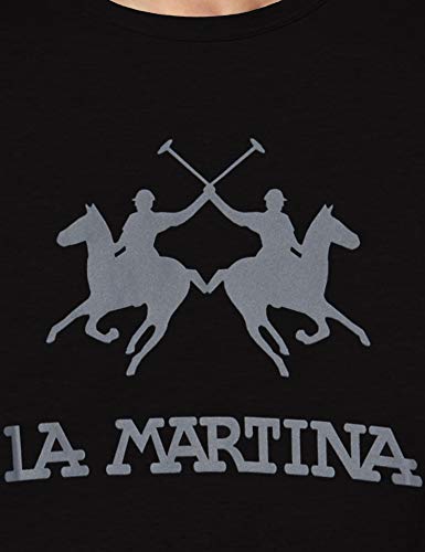 La Martina Ramon Camiseta, Negro (Black 09999), X-Large para Hombre