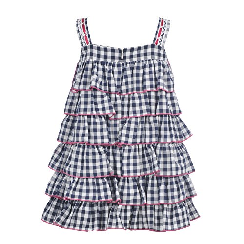 La Ormiga 1720150610 Vestido, Rosa (Marino), 4 Years (Tamaño del Fabricante:4A) para Niñas