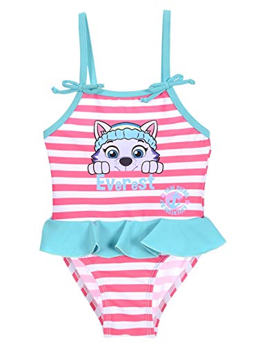 LA PAT' PATROUILLE - Bañador - para bebé niña Blanco/Rosa 3 años