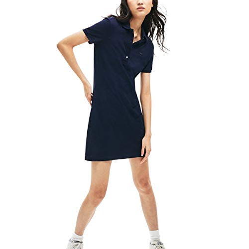 Lacoste EF5473 Vestido, Black, 40 para Mujer