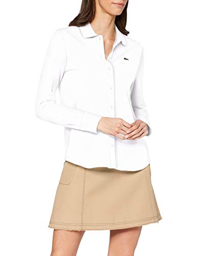 Lacoste PF5460 Polo, Blanc, 40 para Mujer