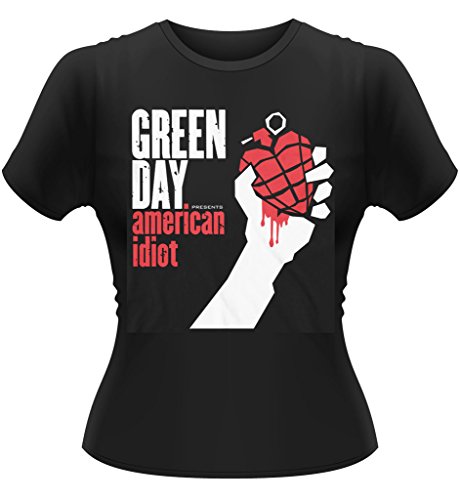 Ladies Green Day American Idiot Punk Rock Oficial Camiseta Mujeres señoras (Small)