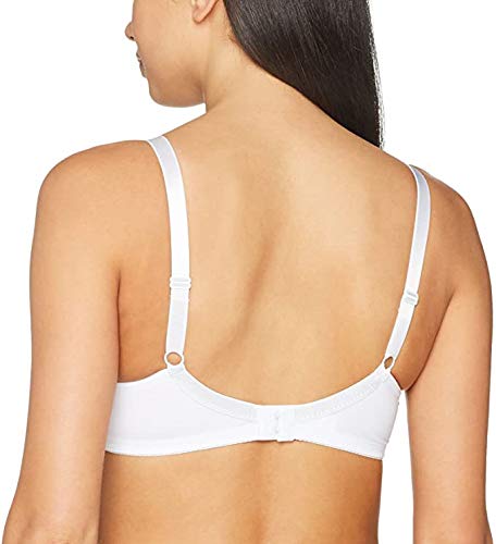 L'Altra Cotonella Sujetador sin aro para mujer, copa C, modelo Emma CD038 Bianco 36