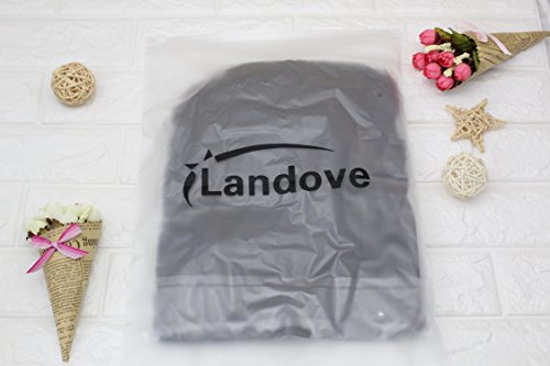 Landove - Vestido sin mangas para mujer, de verano, sexy, para la playa, informal, espalda abierta, para cócteles, ceremonias, fiestas.../ Negro Talla única