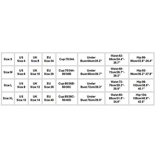 LANSKIRT Traje de Baño Mujer Verano sin Tirantes Trikini Biquini Vikinis Acolchado Estampado Mármol Ropa de Playa Bañadores Conjunto de Bikini Dos Piezas