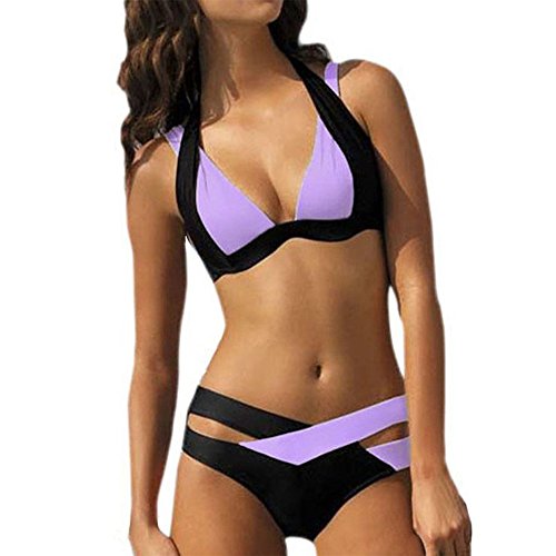 LANSKIRT_Bikinis BañO BañAdor Mujer Tanga Mujer 2019 Traje De BañO Mujer Dividido Encaje Bikini De Playa Trajes BañO Mujer 2019 Dos Piezas Sexy Conjunto De Bikini para Mujeres Playa