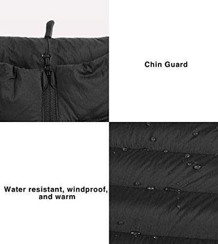 LAPASA Plumífero para Hombre Ultra Ligero (Chaqueta de Pluma) M32 (M, Negro/Black)