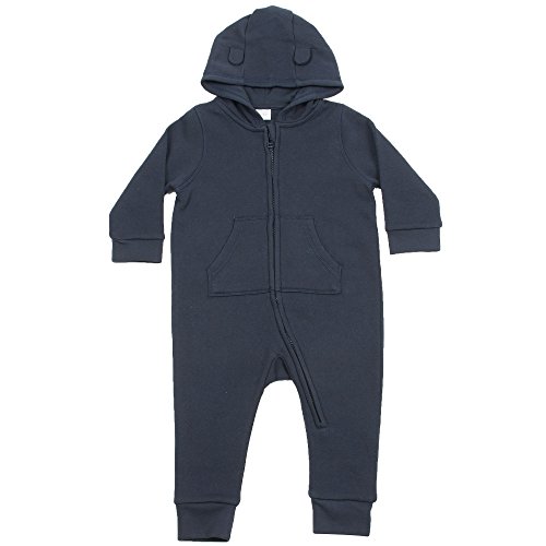 Larkwood - Mono de polar unisex para bebé (6-12 meses) (Azul marino)