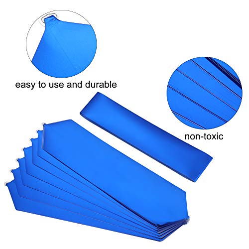 Lazo de Coche Lazo de Tirar Lazo de Envoltura de Regalos de Automóvil con Cinta de Coche de 20 Pies para Decoración de Coches Boda Nuevas Casas Celebración de Fiesta (Azul, 20 Pulgadas)