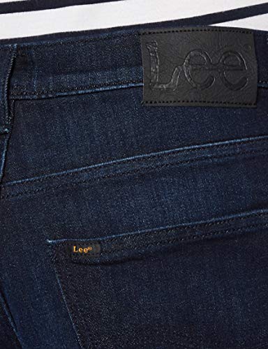 Lee Brooklyn Straight Hombre Vaqueros, Dk Tonal Park, 30W / 32L