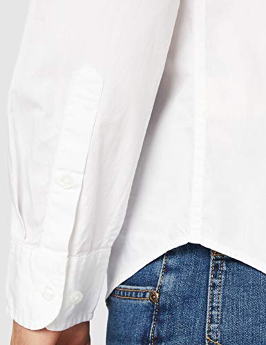 Lee Button Down Camisa Casual, Blanco (White), XX-Large para Hombre