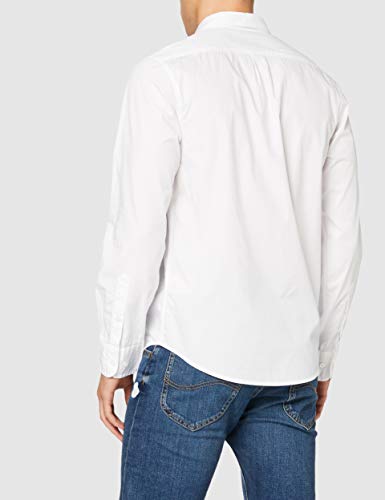 Lee Button Down Camisa Casual, Blanco (White), XX-Large para Hombre
