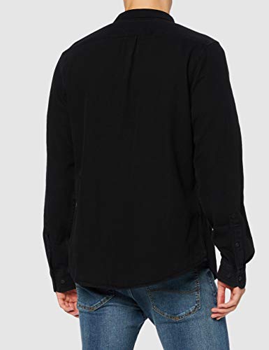 Lee Button Down, Camisa para Hombre, Negro (Black Jeans 01), Small