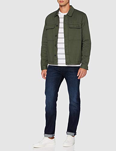 Lee Daren Zip Fly Jeans, Dk Tonal Park, 34W x 34L para Hombre