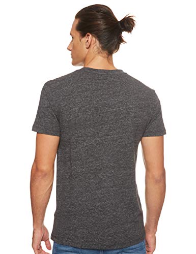 Lee Ultimate Pocket Camiseta, Gris (Dark Grey Mele 06), Large para Hombre