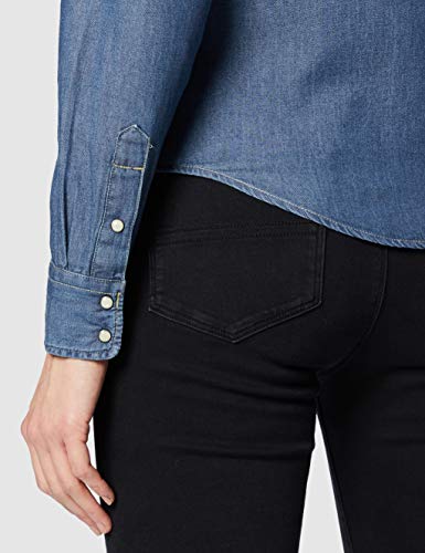 Lee Western Shirt Blusa, Azul (Beyond Blue KT), Large para Mujer