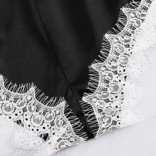 Lencería Mujer Lanskirt Pijamas Mujer Ropa de Dormir Ropa Interior Body Ropa de Dormir de Encaje Empalme Moda Mujeres Babydoll Mujer Sexy Lencería Body Bodysuit 2019