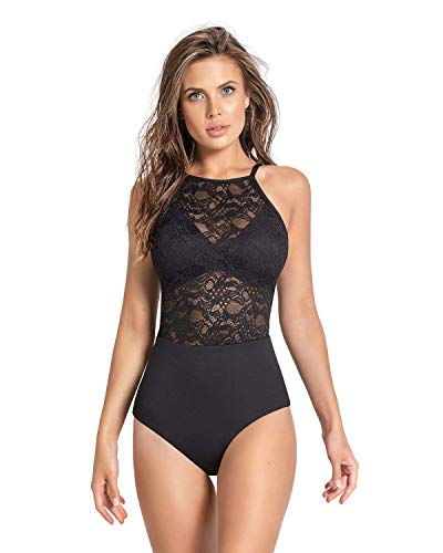 Leonisa Bañador Entero con Cuello Alto