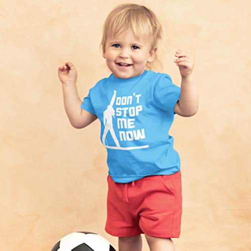 lepni.me Camiseta para Niños Don't Stop me Now! Camisas de Abanico, Regalos de músicos, Ropa de Rock (1-2 Years Amarillo Multicolor)