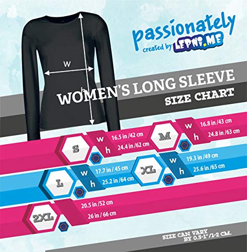 lepni.me Camisetas de Manga Larga para Mujer Regalo Personalizado, Agregar Logotipo de la Compañía, Diseño Propio o Foto (Small Blanco Multicolor)