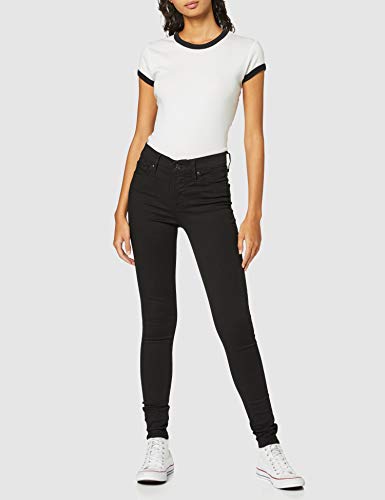 Levi's 310 Shaping Super Skinny Vaqueros, Black Galaxy, 24W / 32L para Mujer