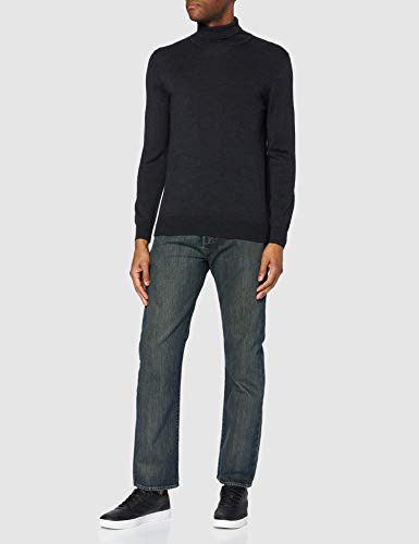 Levi's 501 Original Fit Jeans Vaqueros, Blue Dark Clean, 40W / 32L para Hombre