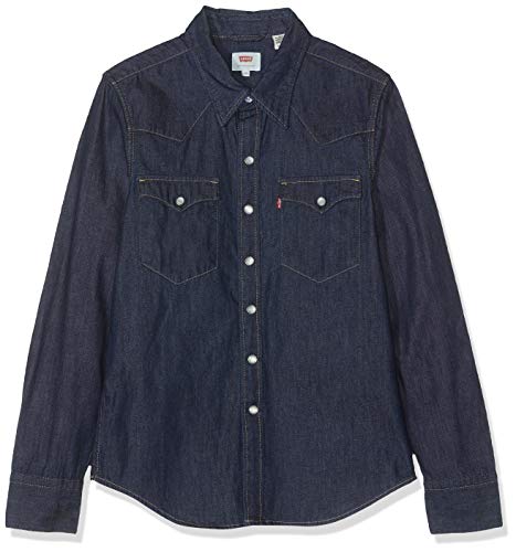 Levi's Barstow Western Camisa vaquera, Azul (Red Cast Rinse 0115), XX-Small para Hombre