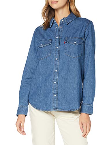Levi's Essential Western Camisa, Going Steady (3), S para Mujer
