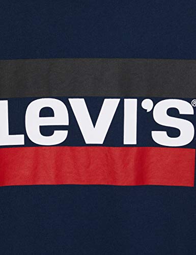 Levi's Graphic Camiseta, 84 Sportswear Logo Blue Dress Blues, L para Hombre