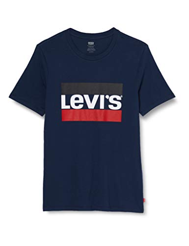 Levi's Graphic Camiseta, 84 Sportswear Logo Blue Dress Blues, L para Hombre
