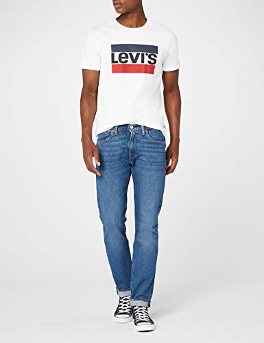 Levi's Graphic Camiseta, 84 Sportswear Logo White White, 3XL para Hombre