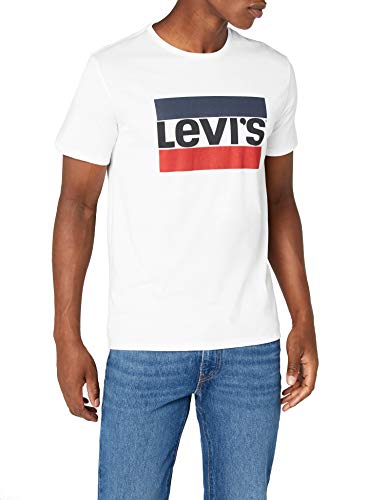 Levi's Graphic Camiseta, 84 Sportswear Logo White White, 3XL para Hombre