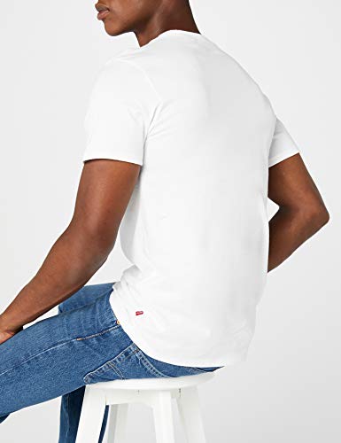 Levi's Graphic Camiseta, 84 Sportswear Logo White White, 3XL para Hombre