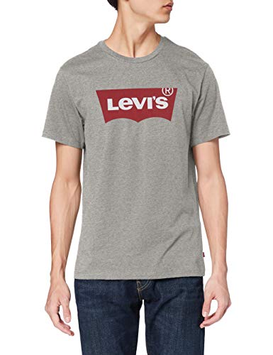 Levi's Graphic Set-In Neck, Camiseta para Hombre, Gris (C18976 Graphic H215 Midtone Htr Grey Graphic H215-Hm 36.2 138), XX-Large