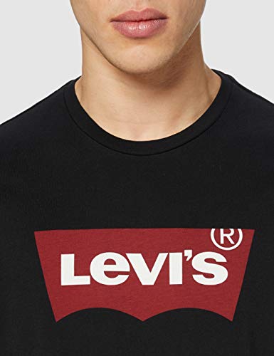 Levi's Graphic Set-In Neck, Camiseta para Hombre, Negro (Graphic Black), XX-Large