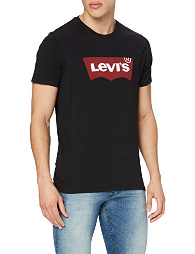 Levi's Graphic Set-In Neck, Camiseta para Hombre, Negro (Graphic Black), XX-Large