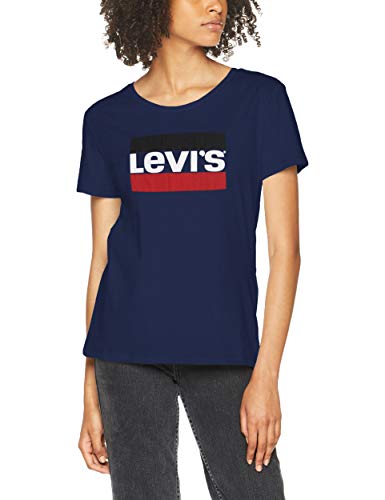 Levi's Graphic tee Camiseta, Good Sportswear Logo Medieval Blue, XS para Mujer