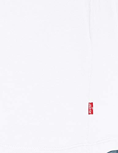 Levi's Graphic tee Camiseta, White (Boxtab SS T2 White 0000), L para Hombre