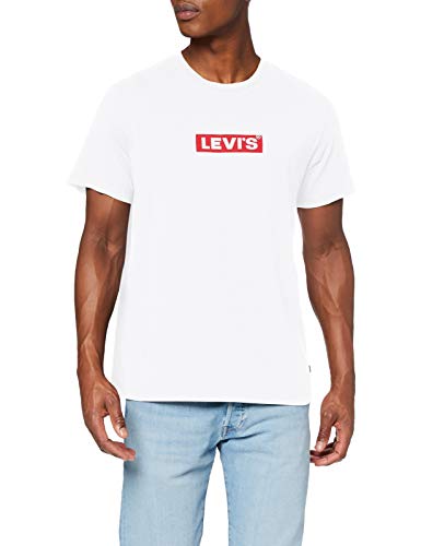 Levi's Graphic tee Camiseta, White (Boxtab SS T2 White 0000), XL para Hombre
