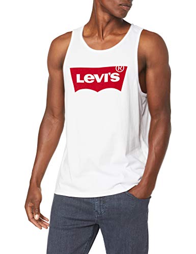 Levi's Graphic Top Camiseta Deportiva de Tirantes, Hm Tank Ssnl White, S para Hombre