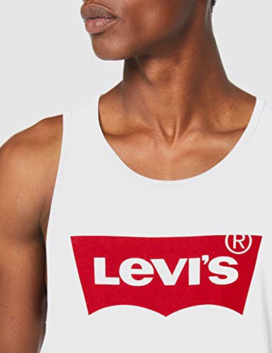 Levi's Graphic Top Camiseta Deportiva de Tirantes, Hm Tank Ssnl White, XL para Hombre