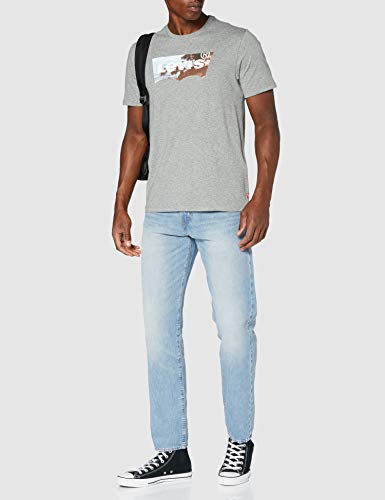 Levi's Housemark Graphic Camiseta, Ssnl Hm Photo tee Mid Tone Gray Heather, M para Hombre