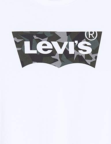 Levi's Housemark Graphic tee Camiseta, White (Ssnl Hm Camo White 0249), Small para Hombre